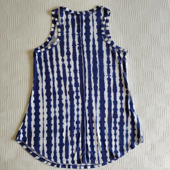 ATHLETA | Breezy Tank Top | White and Blue Tie Dye | Small - Picture 9 of 15